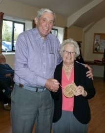 Sheila presented with the Ladies lowest score plaque